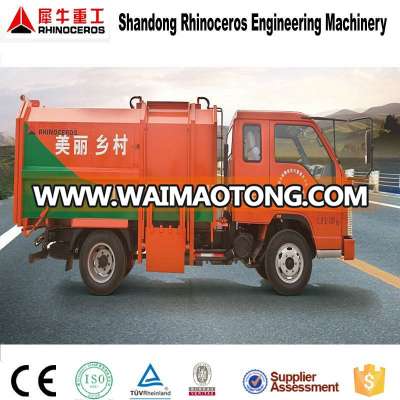 7cbm 4x2 small garbage truck, cleaning truck for sale