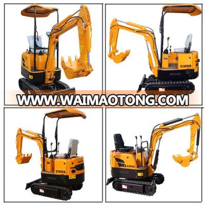 Small Digging Machine 900kg Mini Excavator for sale,XN08 garden excavator