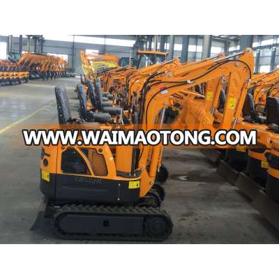 China diesel hydraulic mini 0.8t crawler excavator with quick attach