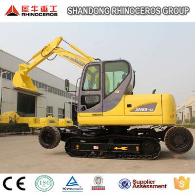 Excavator Digging 8ton Walking Excavator Earth Moving Machines